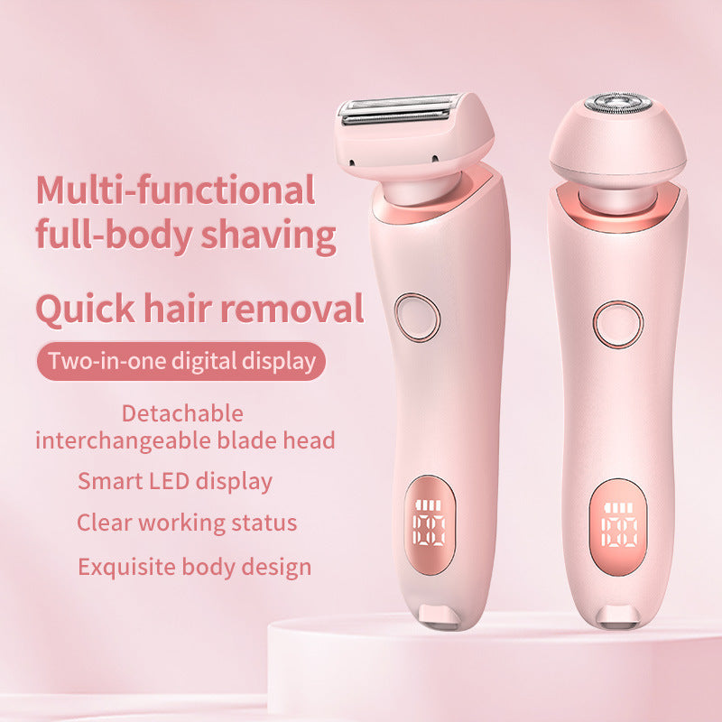 2 In 1 Hair Removal USB Rechargeable Trimmer